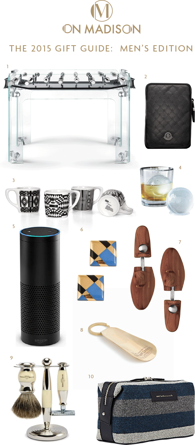 On Madison's Christmas Gift Guide 2015: for Men