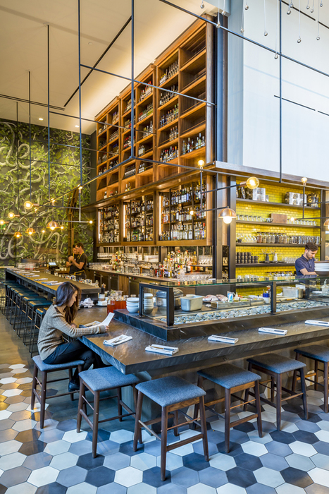 Otium Restaurant, downtown Los Angeles.